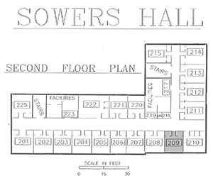Sowers 2nd floor plan
